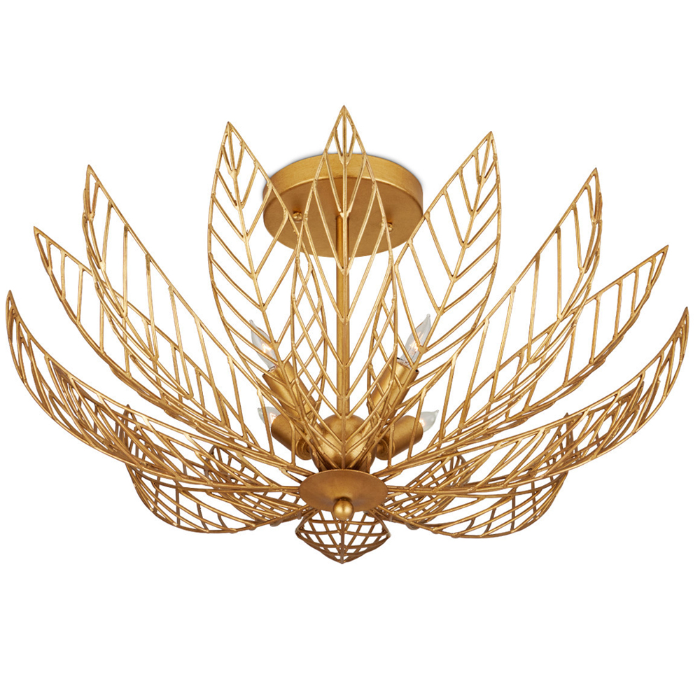 Потолочный светильник Золотые листья  Golden Petals