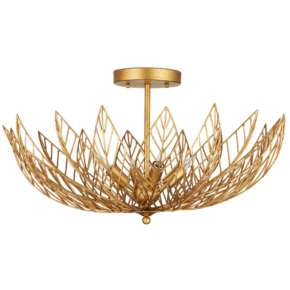 Потолочный светильник Золотые листья  Golden Petals