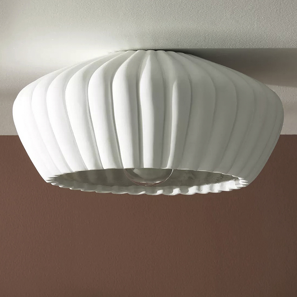 Потолочный светильник керамический Ceramic Embossed Lamp