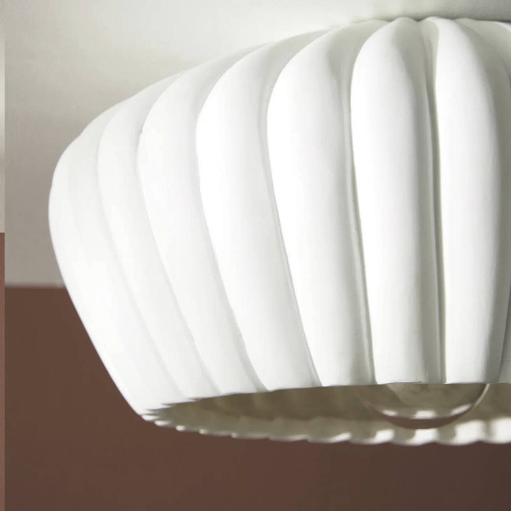 Потолочный светильник керамический Ceramic Embossed Lamp