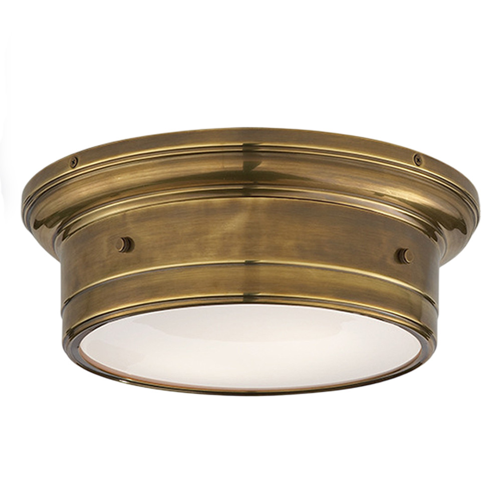 Потолочный светильник круглый цвета состаренная латунь Modern Simple Ceiling Light