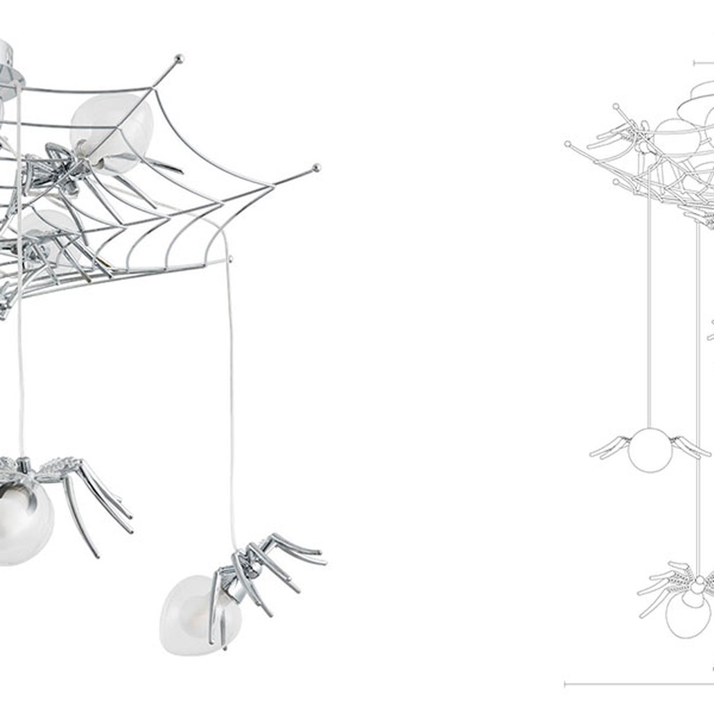 Потолочный светильник Паук Spiders lamp 8