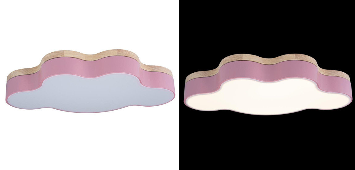 Потолочный светильник Розовое Облако