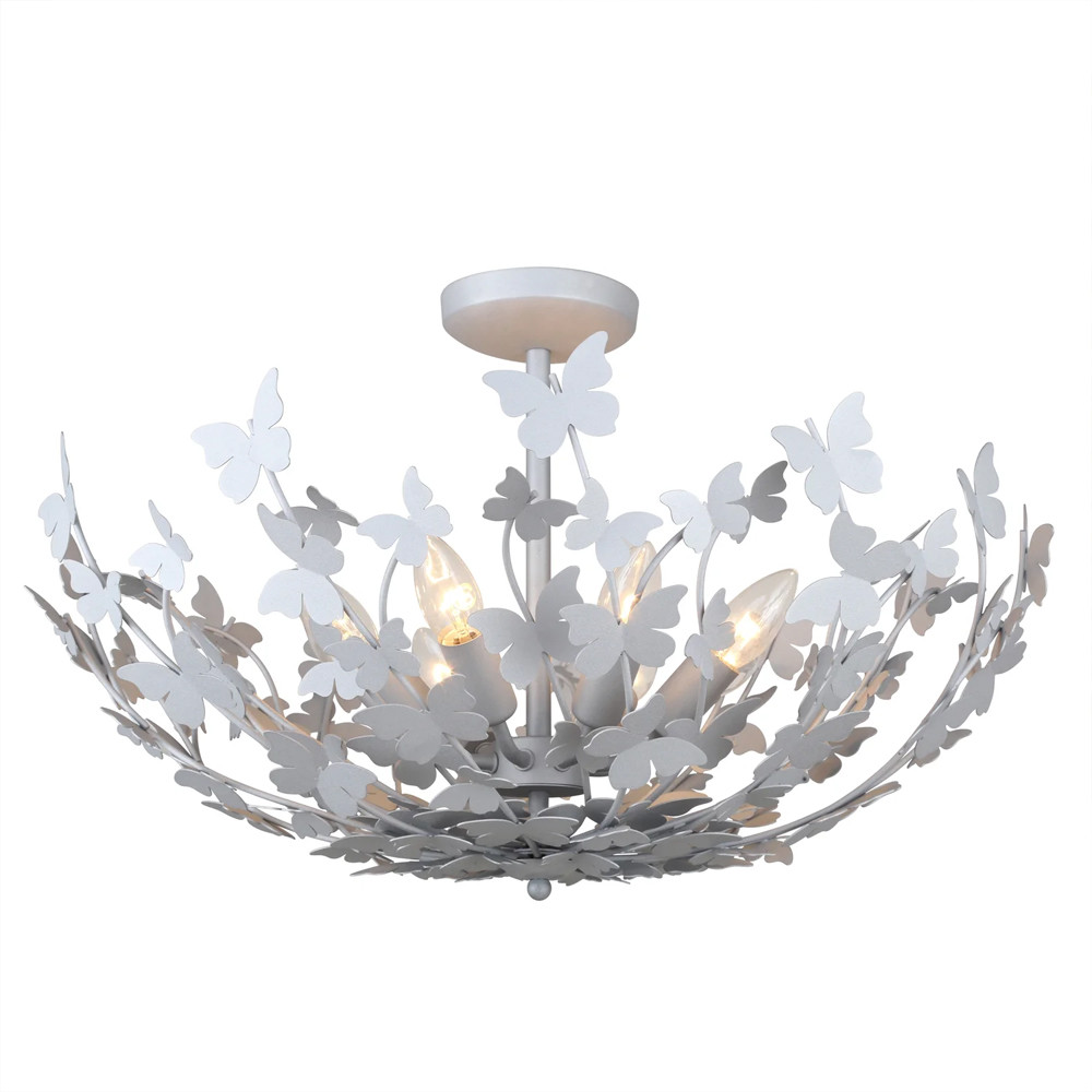 Потолочный светильник с абажуром оформленным в виде стаи бабочек Eternal Butterflies