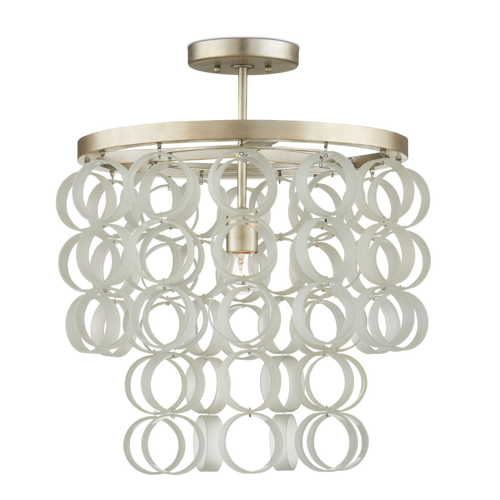 Потолочный светильник с каскадом из круглых декоративных колец Waterfall from the Rings