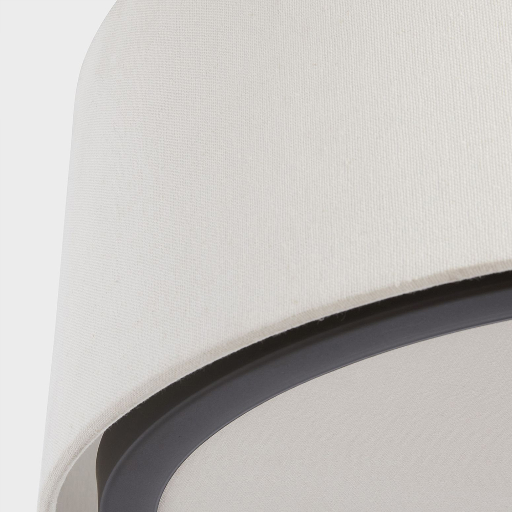 Потолочный светильник с круглым хлопковым абажуром Frosted Diffuser