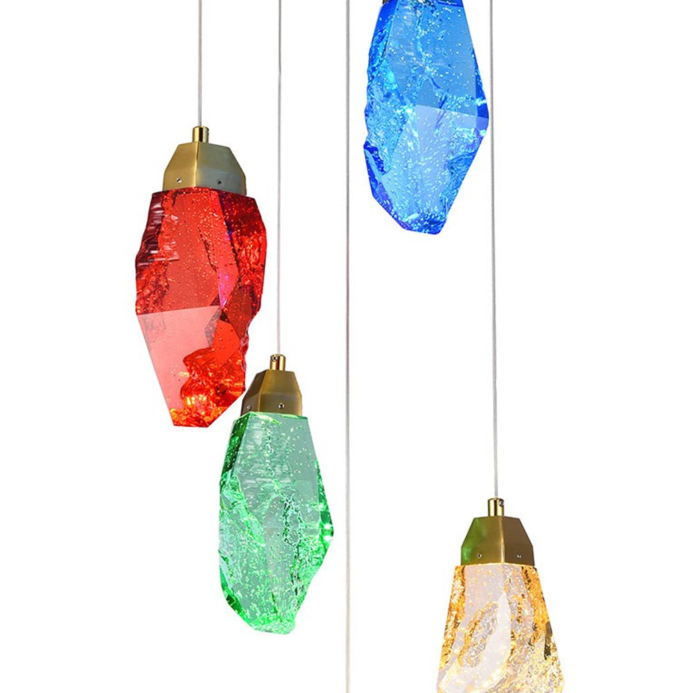 Потолочный светильник с пятью цветными плафонами Soar Colorful Lamp