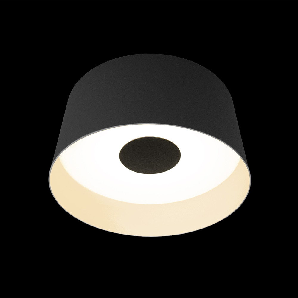 Потолочный светильник с цилиндрическим серым металлическим абажуром 25 Urban Dome