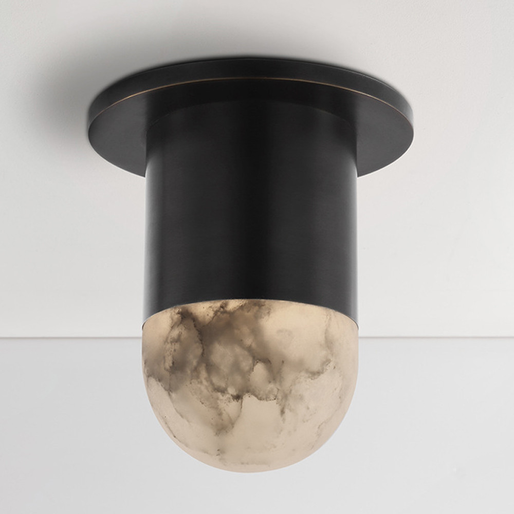 Потолочный светильник светодиодный с плафоном из натурального камня Purgatory