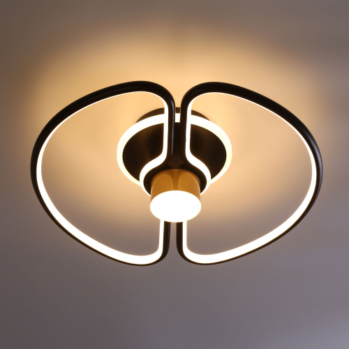 Потолочный светильник черного цвета круглой формы Luke Lampco Tracer Lamp