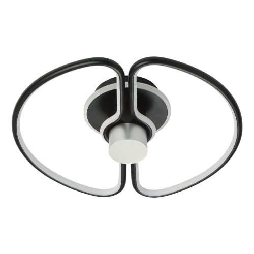 Потолочный светильник черного цвета круглой формы Luke Lampco Tracer Lamp