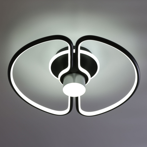Потолочный светильник черного цвета круглой формы Luke Lampco Tracer Lamp