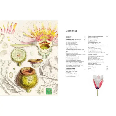 Прекрасно иллюстрированная книга более 100 ботанических произведений Plant Hunters Atlas