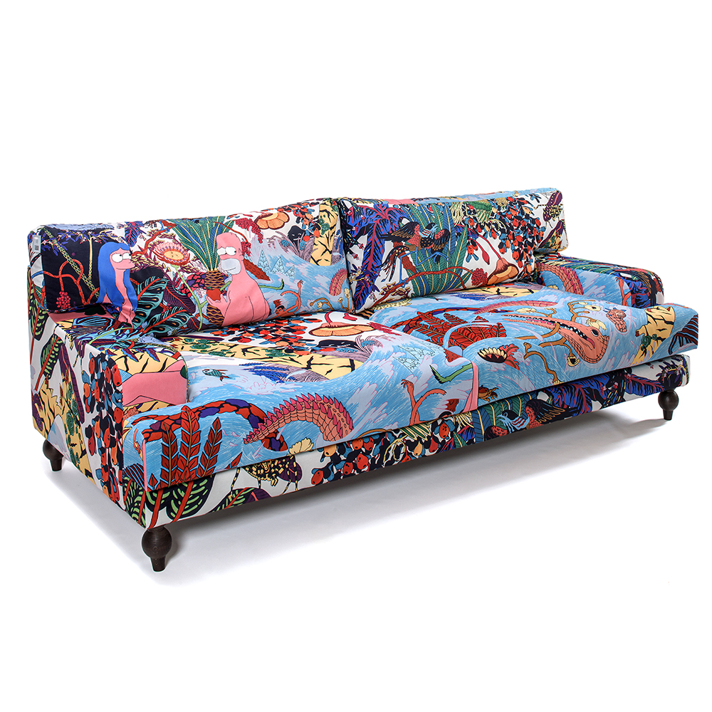 Премиальный Акцентный Диван Simpsons in Paradise Pop Art Sofa