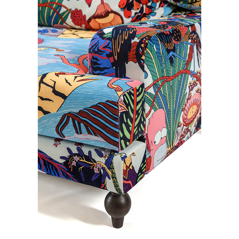 Премиальный Акцентный Диван Simpsons in Paradise Pop Art Sofa