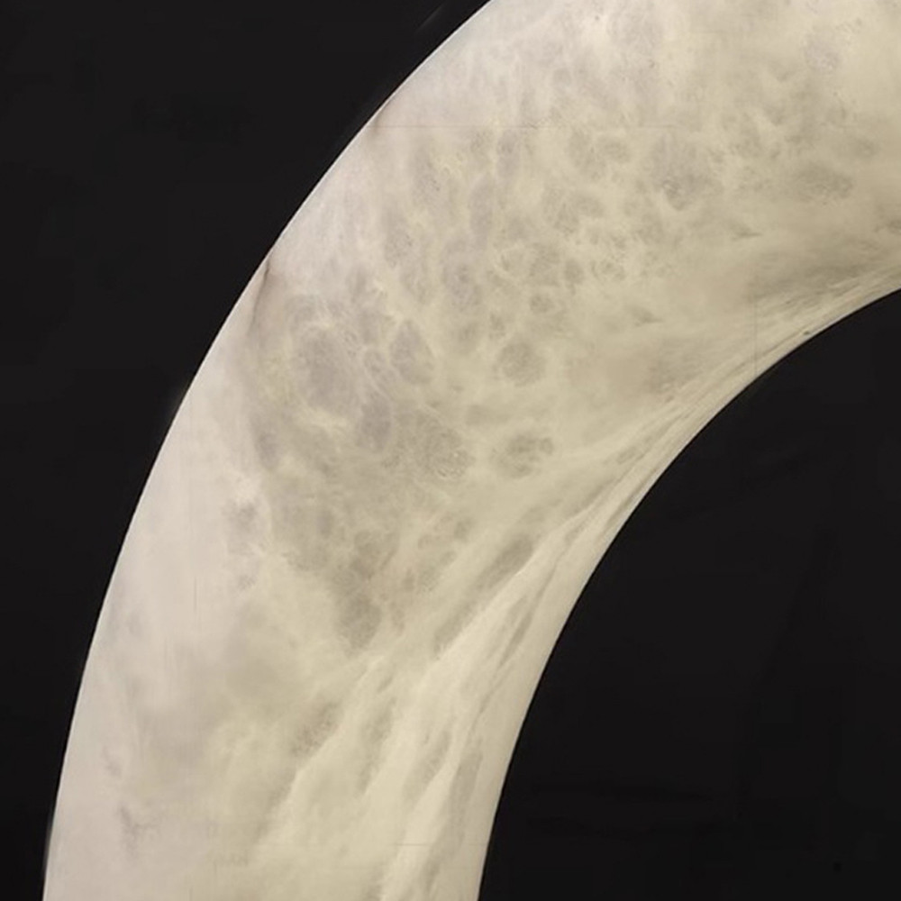 Прикроватная лампа из мрамора в форме дуги Rainbow Light