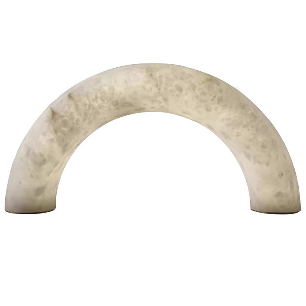 Прикроватная лампа из мрамора в форме дуги Rainbow Light