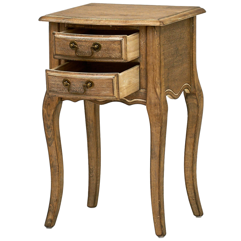 Прикроватная тумба из массива березы Wooden Margery Bedside Table