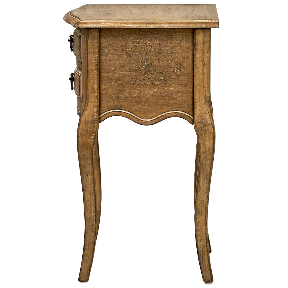 Прикроватная тумба из массива березы Wooden Margery Bedside Table