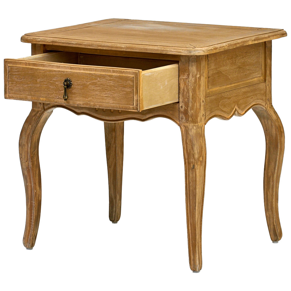 Прикроватная тумба из массива дерева Wooden Margery Bedside Table