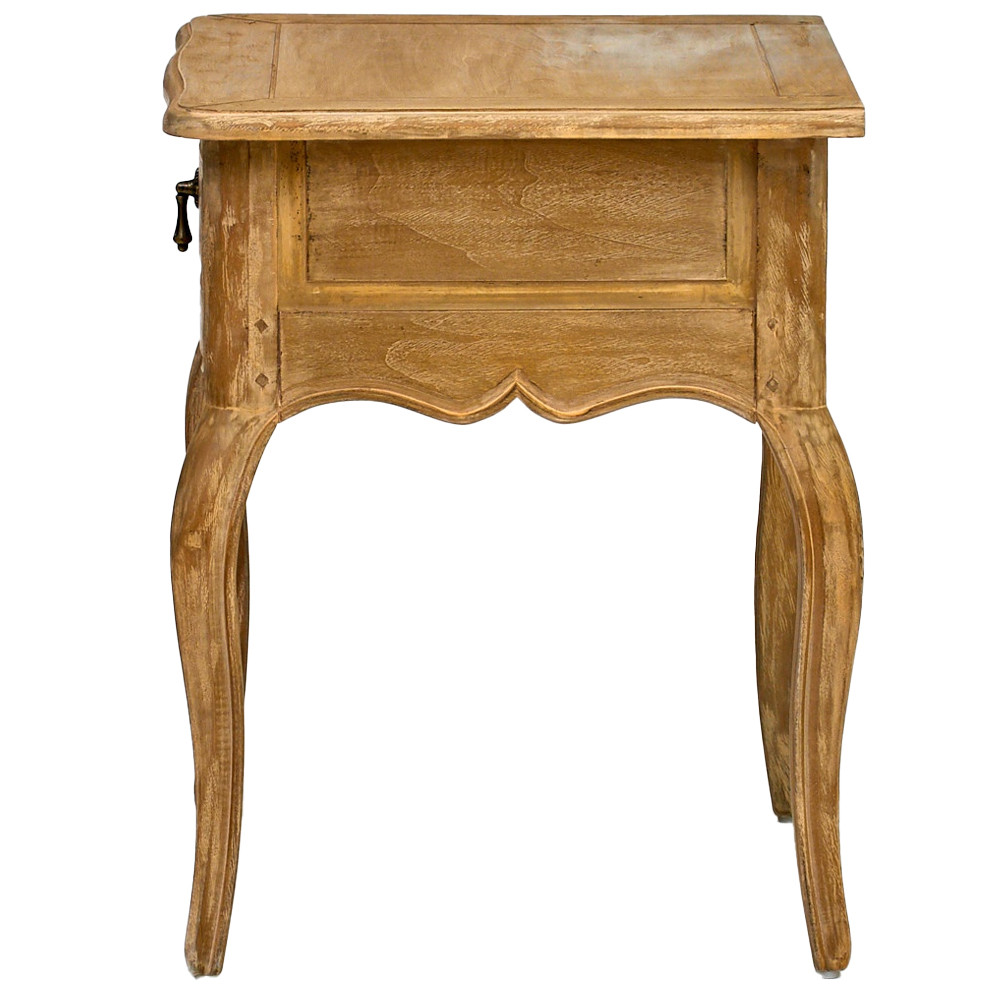 Прикроватная тумба из массива дерева Wooden Margery Bedside Table