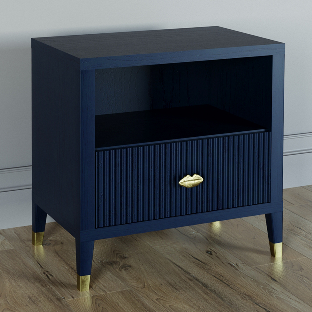 Прикроватная тумбочка с полкой Elsa Dreams Blue