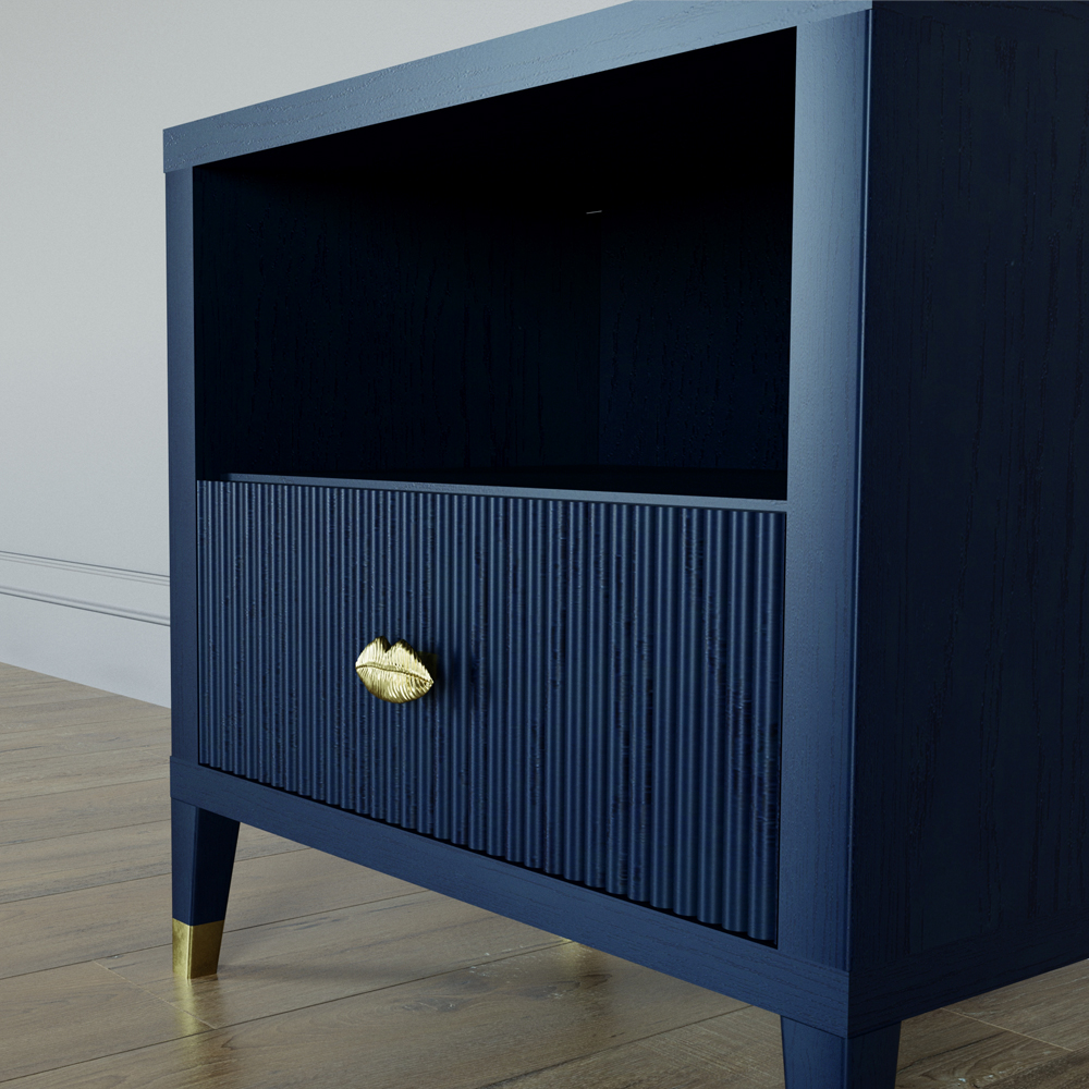 Прикроватная тумбочка с полкой Elsa Dreams Blue