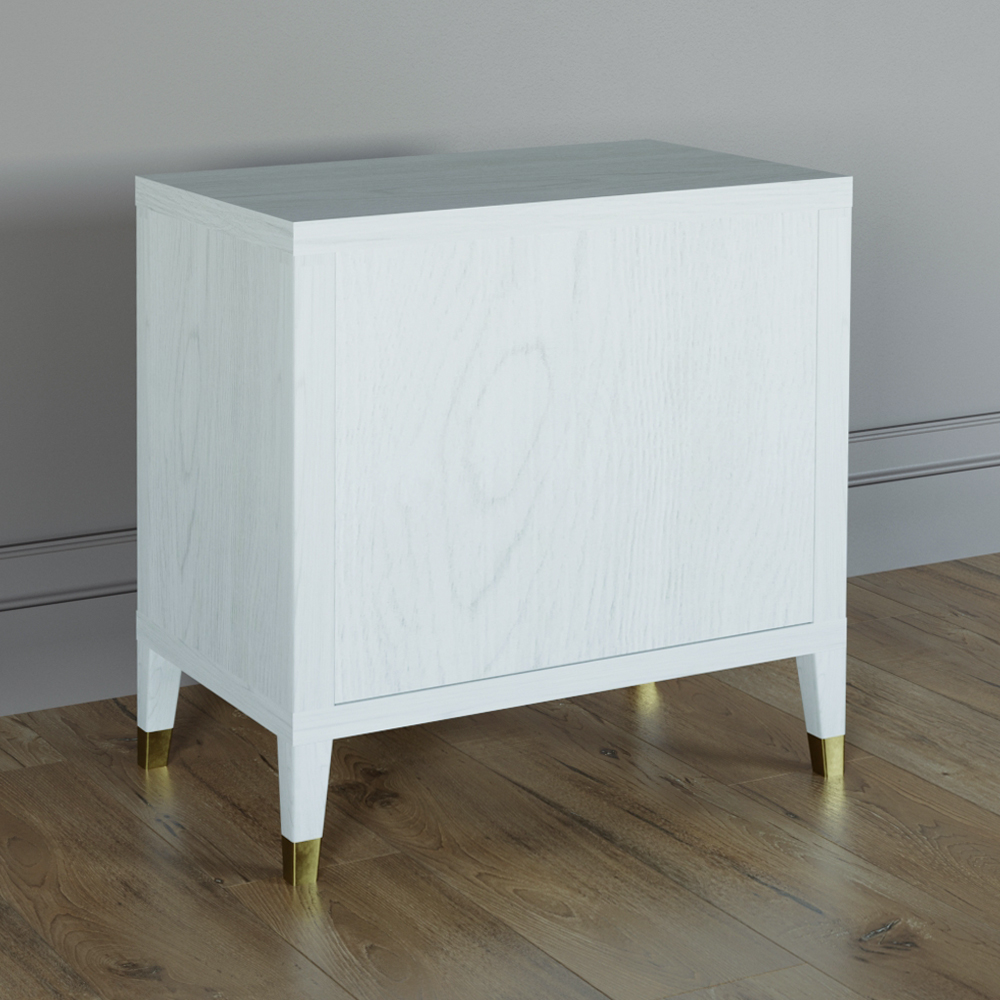 Прикроватная тумбочка с полкой Elsa Dreams White