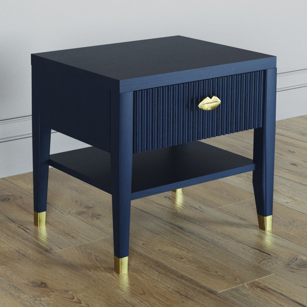 Прикроватная тумбочка с ящиком Elsa Dreams Blue