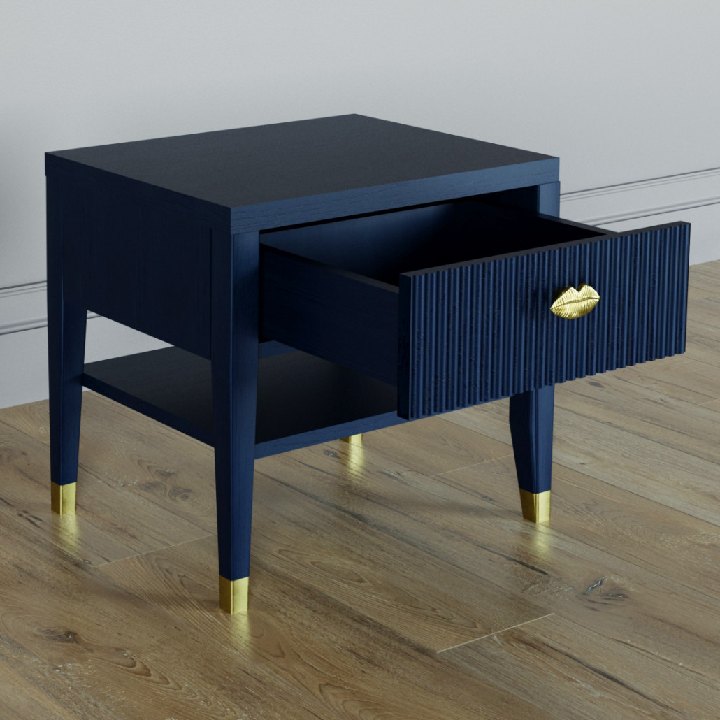 Прикроватная тумбочка с ящиком Elsa Dreams Blue