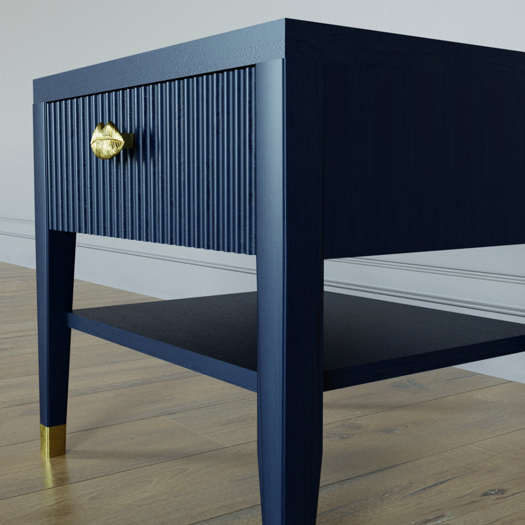 Прикроватная тумбочка с ящиком Elsa Dreams Blue