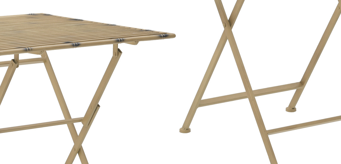 Приставной металлический складной стол Azra Metal Side Table