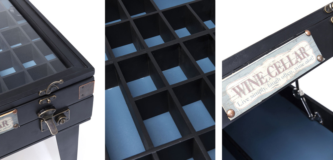 Приставной стол Black Wine Cellar