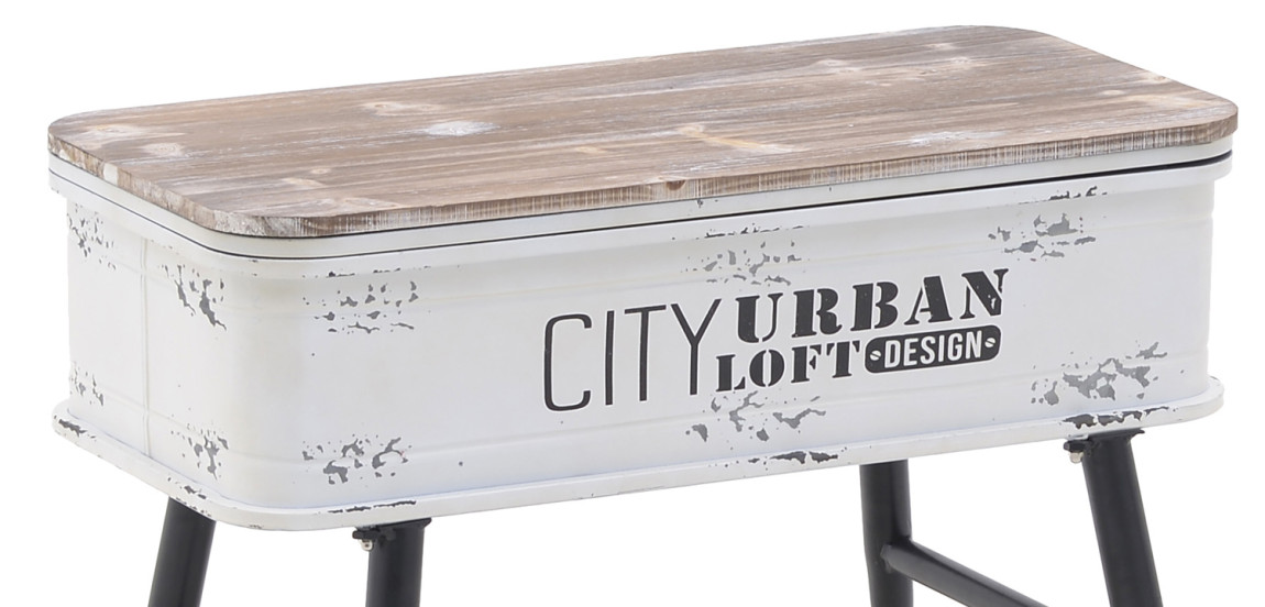 Приставной стол City Urban Loft Design Table white