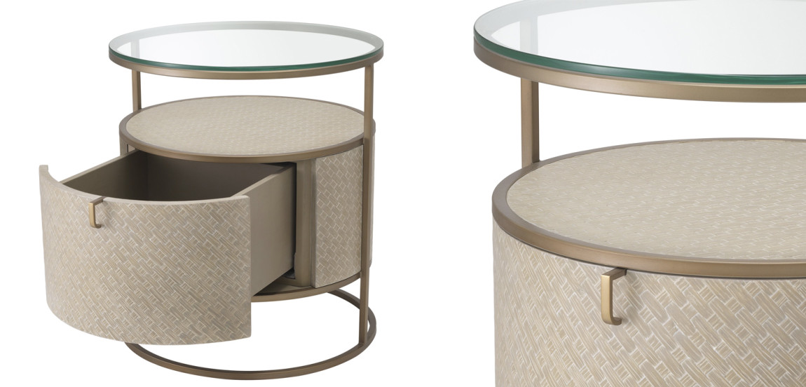 Приставной стол Eichholtz Bedside Table Napa Valley oak