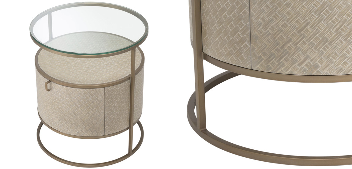 Приставной стол Eichholtz Bedside Table Napa Valley oak