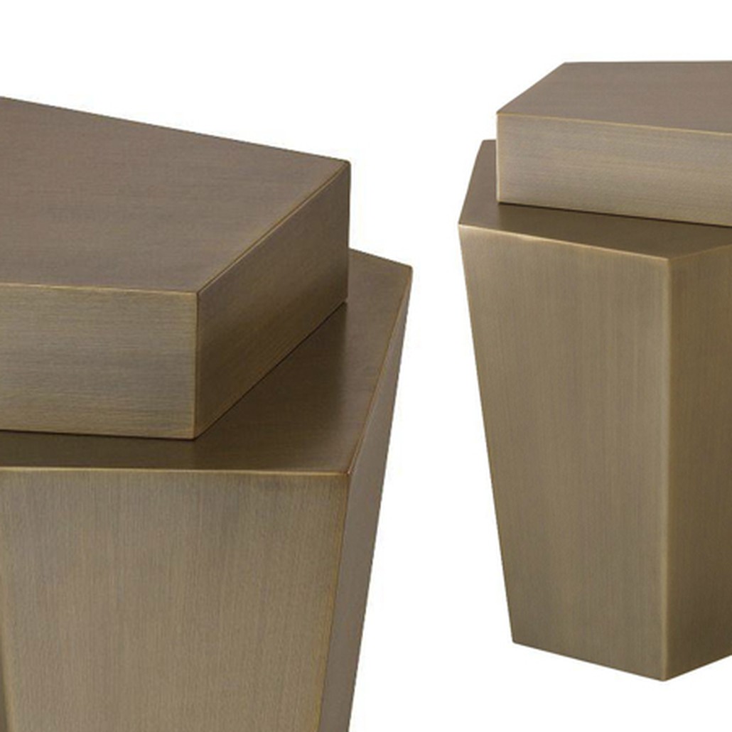 Приставной стол Eichholtz Coffee Table Calabasas High brass