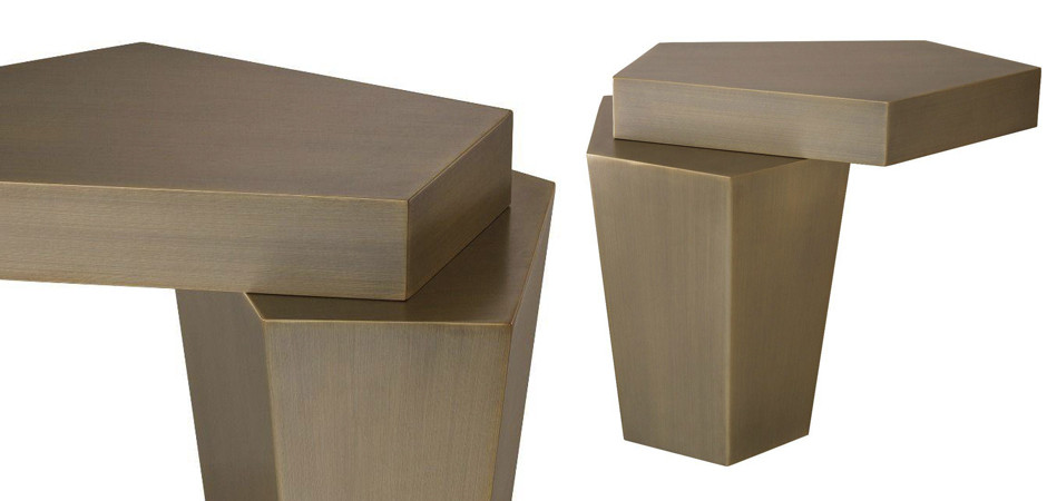 Приставной стол Eichholtz Coffee Table Calabasas High brass