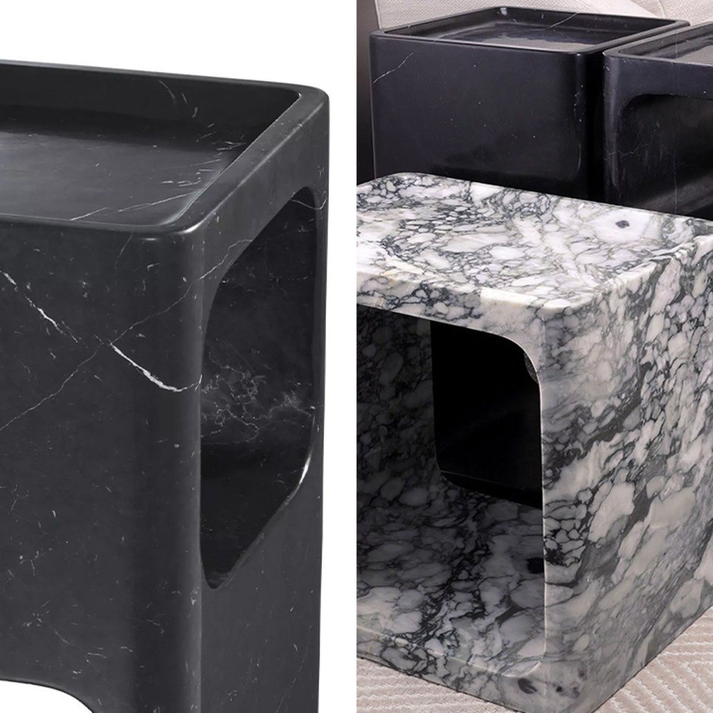 Приставной стол Eichholtz Side Table Adler Black Marble