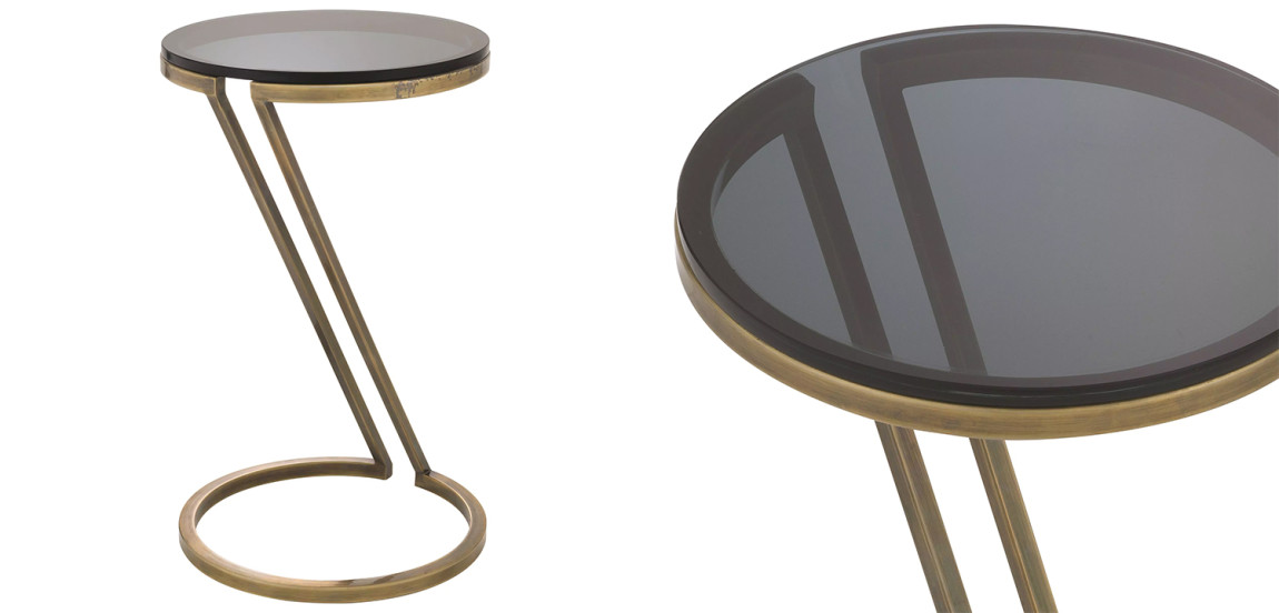 Приставной стол Eichholtz Side Table Falcone Brass
