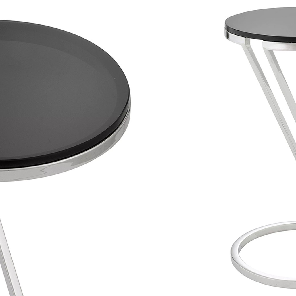 Приставной стол Eichholtz Side Table Falcone Chrome