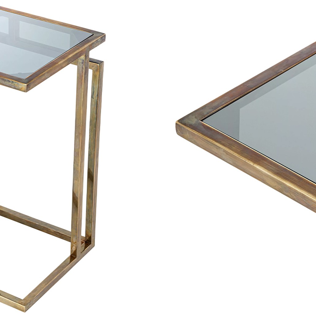 Приставной стол Eichholtz Side Table Marcus Brass