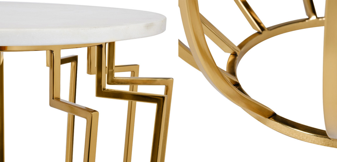 Приставной стол Embret Marble Side Table