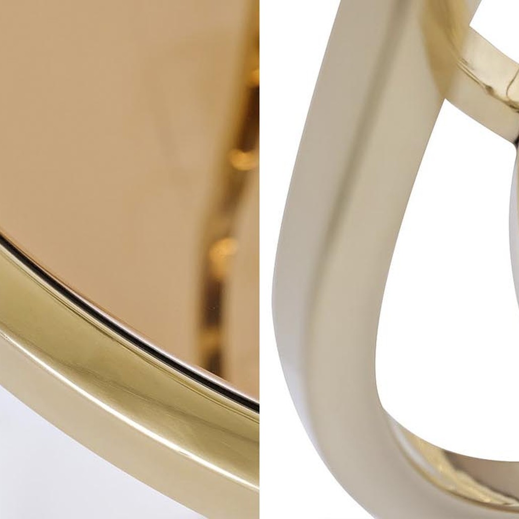 Приставной стол Fedric Side Table gold