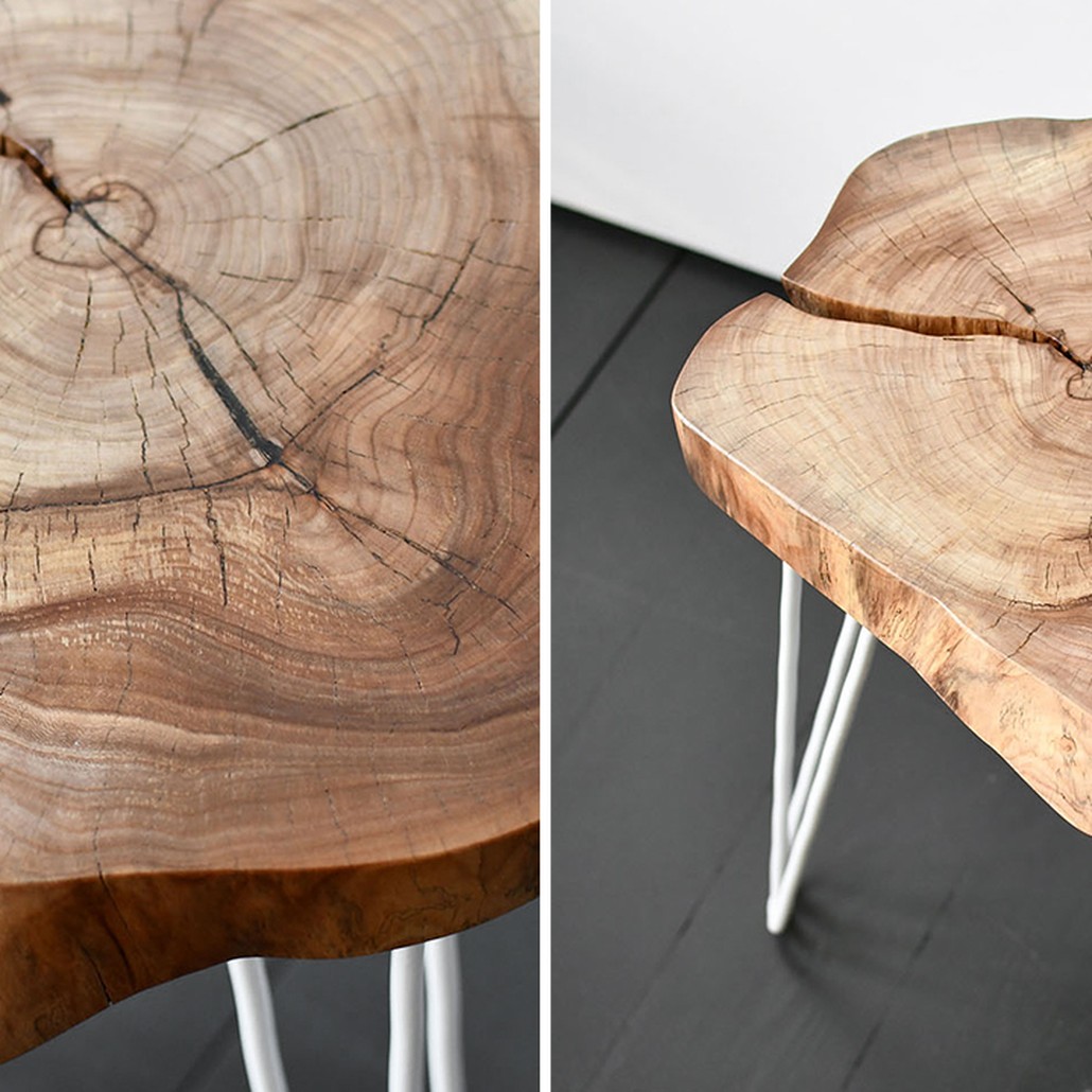 Приставной стол Frederic Industrial Metal Rust Side Table