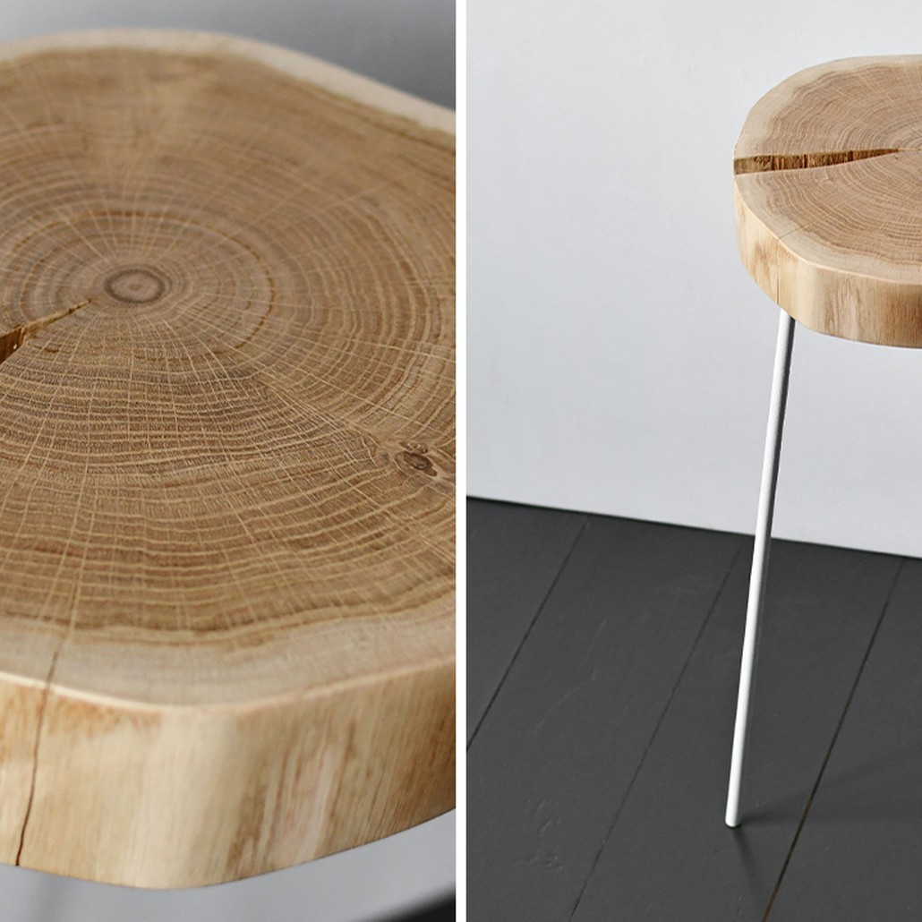 Приставной стол Hines Industrial Metal Rust Side Table