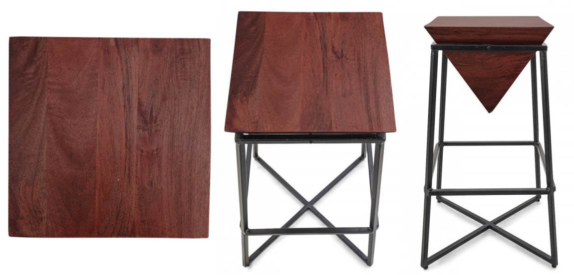 Приставной стол Inverted Pyramid Side Table dark