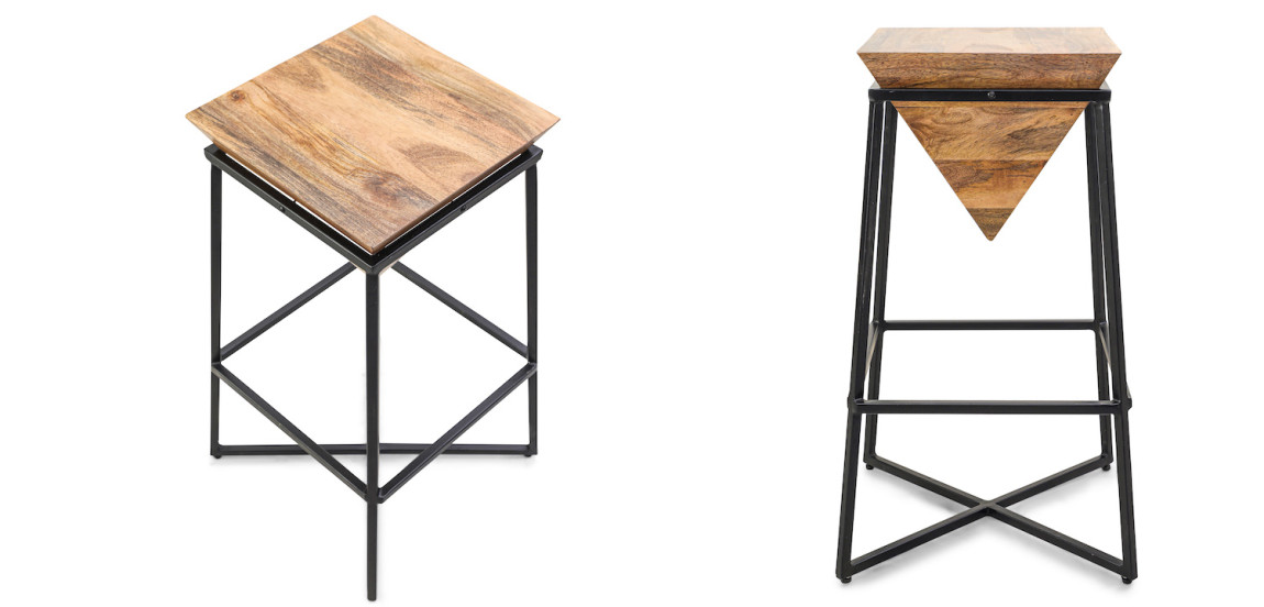 Приставной стол Inverted Pyramid Side Table light
