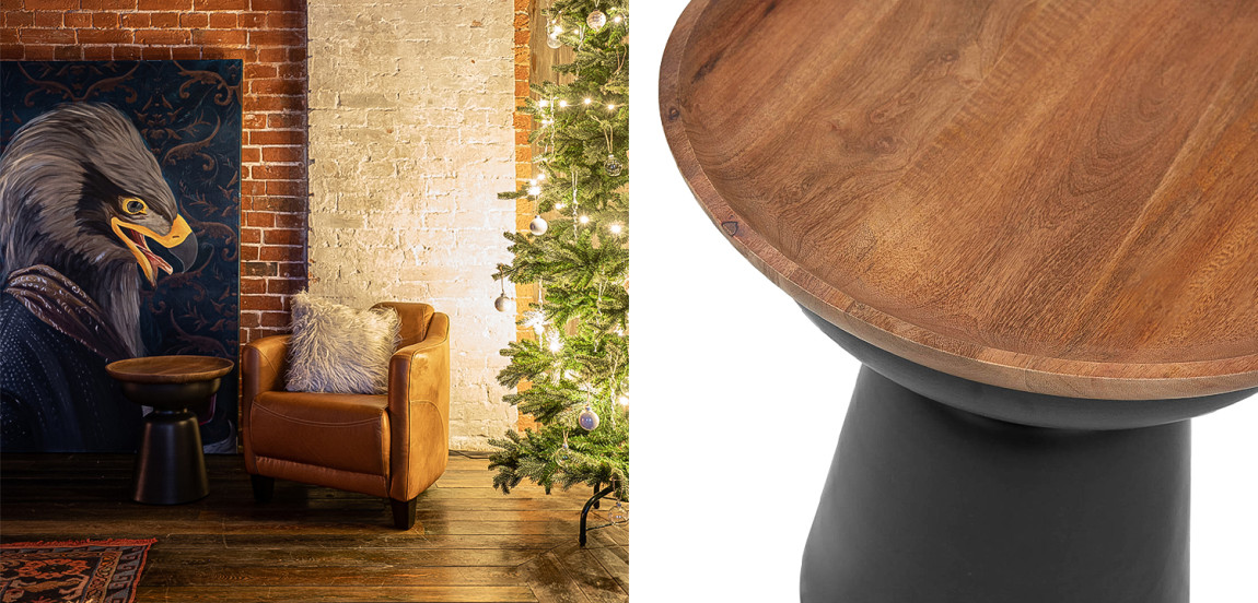 Приставной стол Keaton Round Side Table