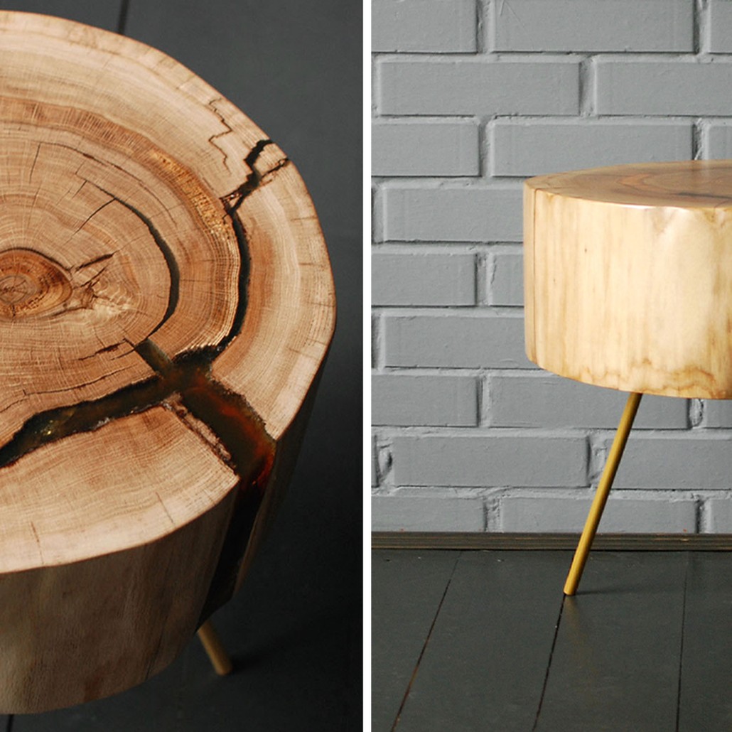Приставной стол Knapp Industrial Metal Rust Side Table